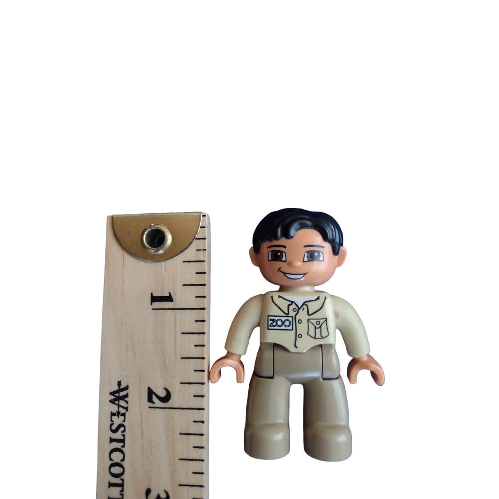 Lego Duplo Zoo Safari wild animal zookeeper mini figure #4968 Replacement - Picture 3 of 3
